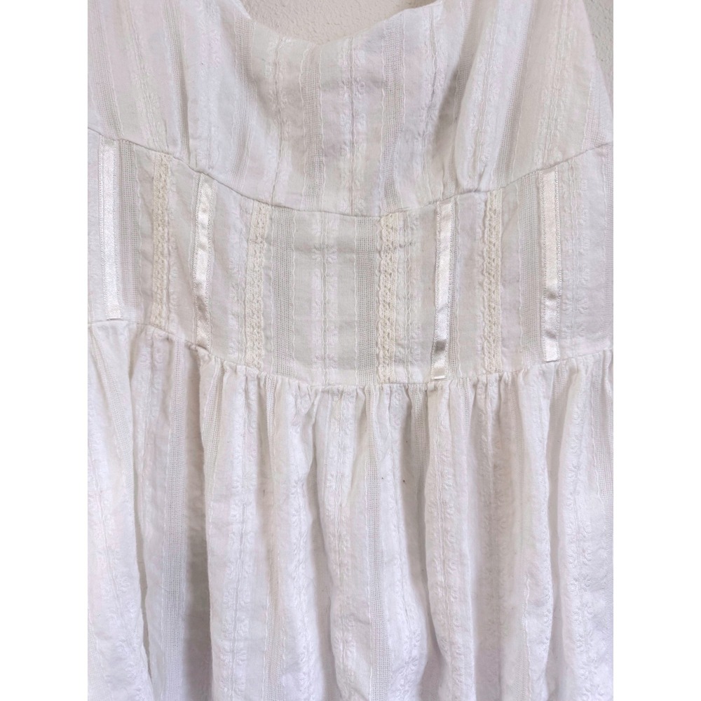 Princess Polly Lorinda White Cotton Fit and Flare Mini Dress - Picture 3 of 5
